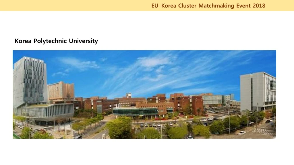 eu korea cluster matchmaking event 2018 thankyou