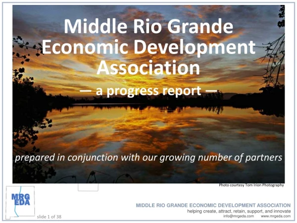 Middle Rio Grande Economic Development Association — a progress report —