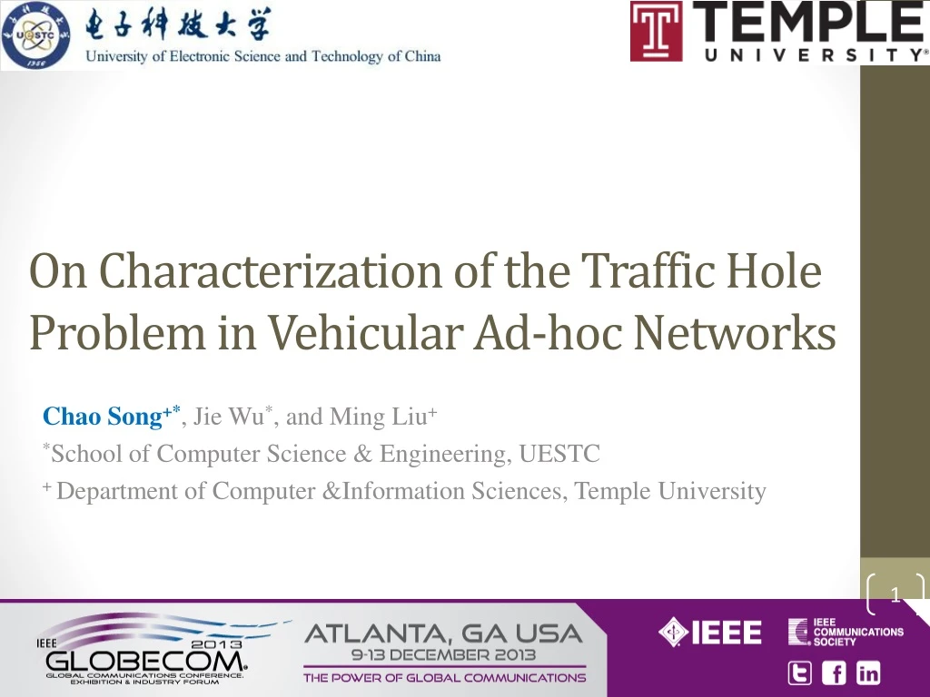 on characterization of the traffic hole problem in vehicular ad hoc networks