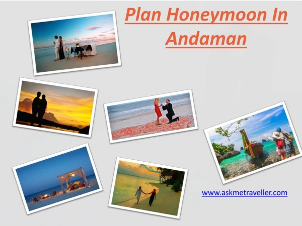 Plan Honeymoon In Andaman