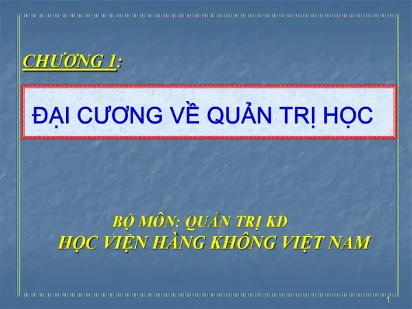 CHUONG 1: