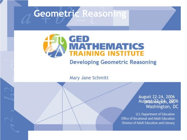 Geometric Reasoning