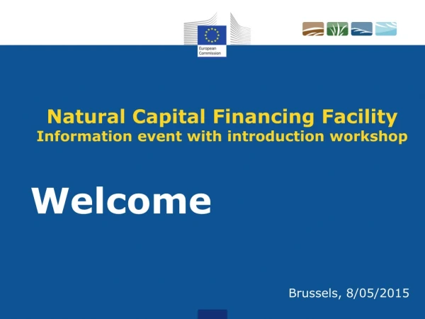 Natural Capital Financing Facility Information event with introduction workshop