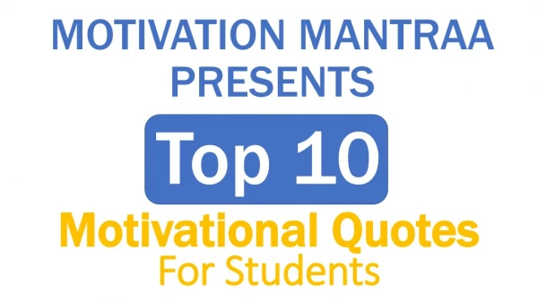 MOTIVATION MANTRAA PRESENTS