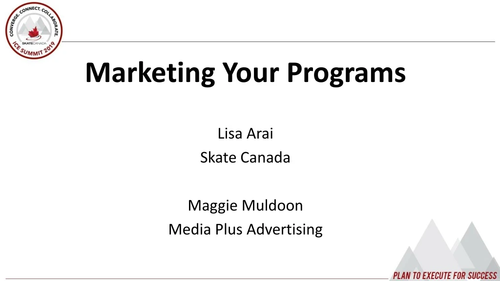 marketing your programs lisa arai skate canada