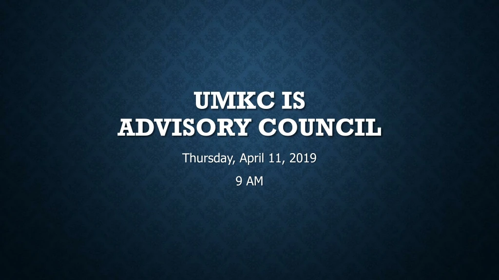 umkc is advisory council