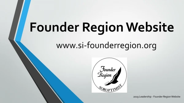 Founder Region Website