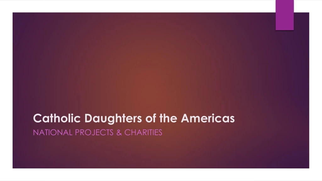 catholic daughters of the americas