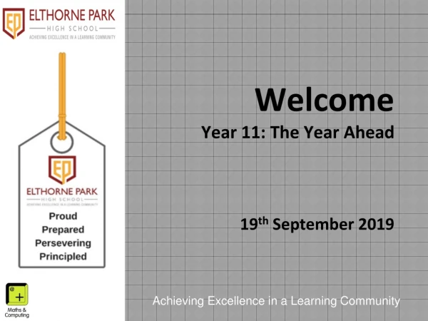 Welcome Year 11: The Year Ahead