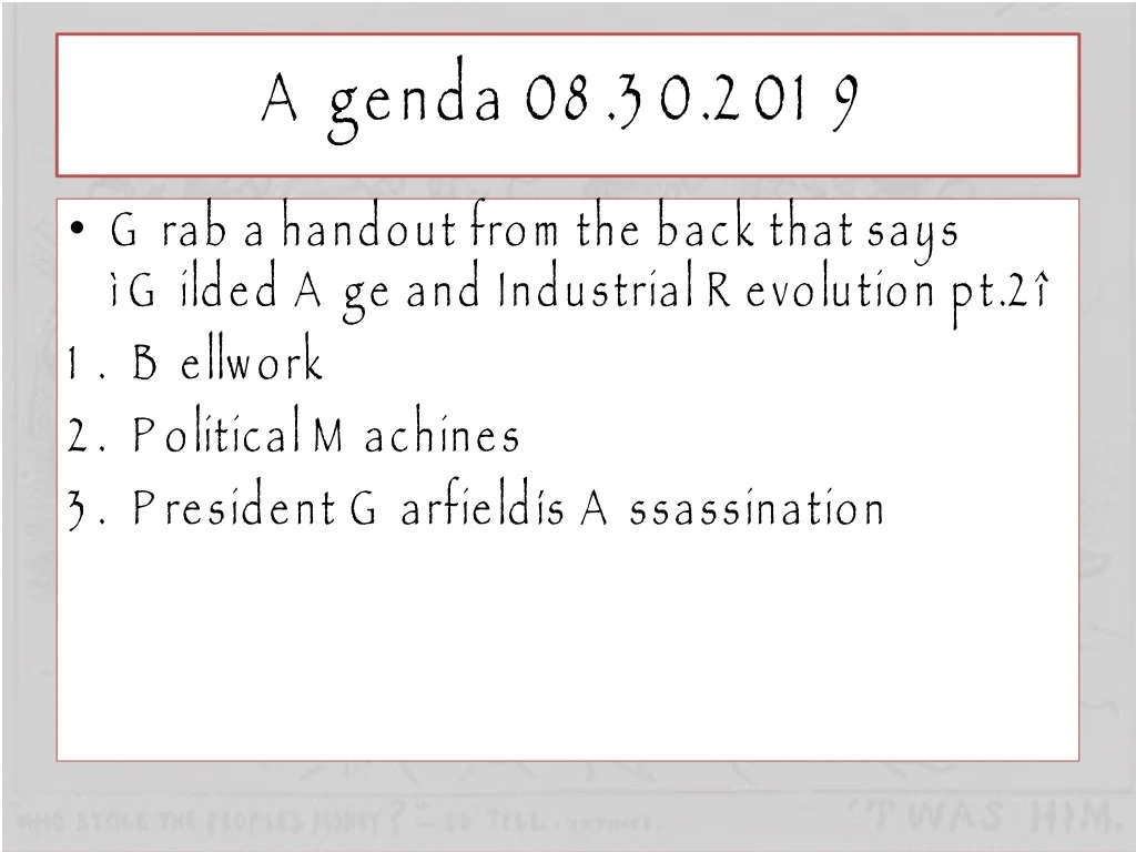 agenda 08 30 2019