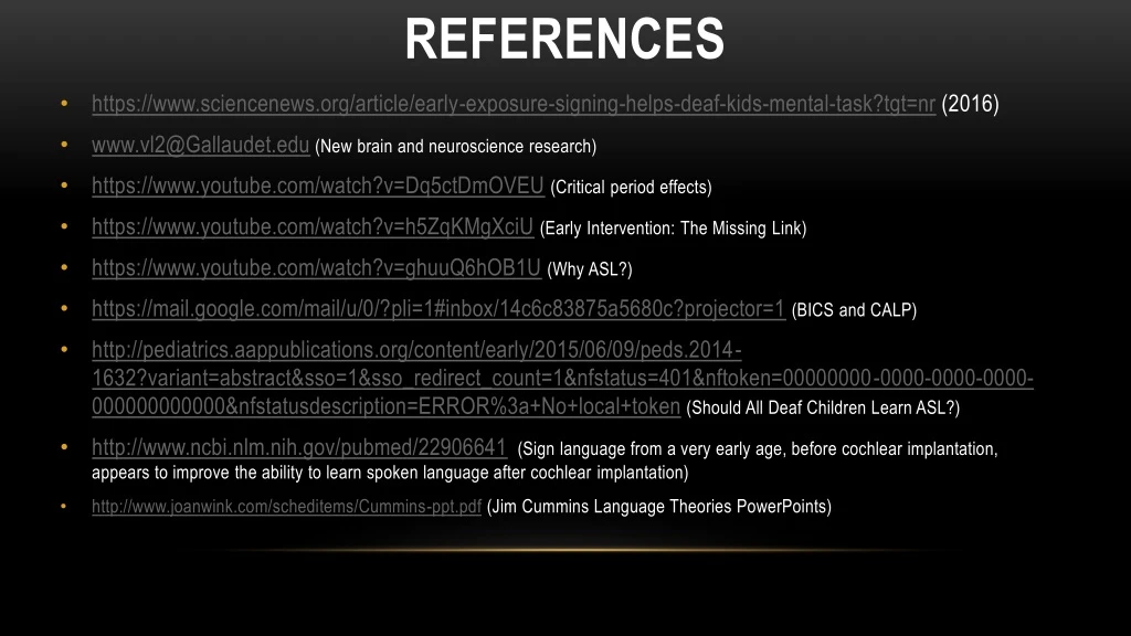 references