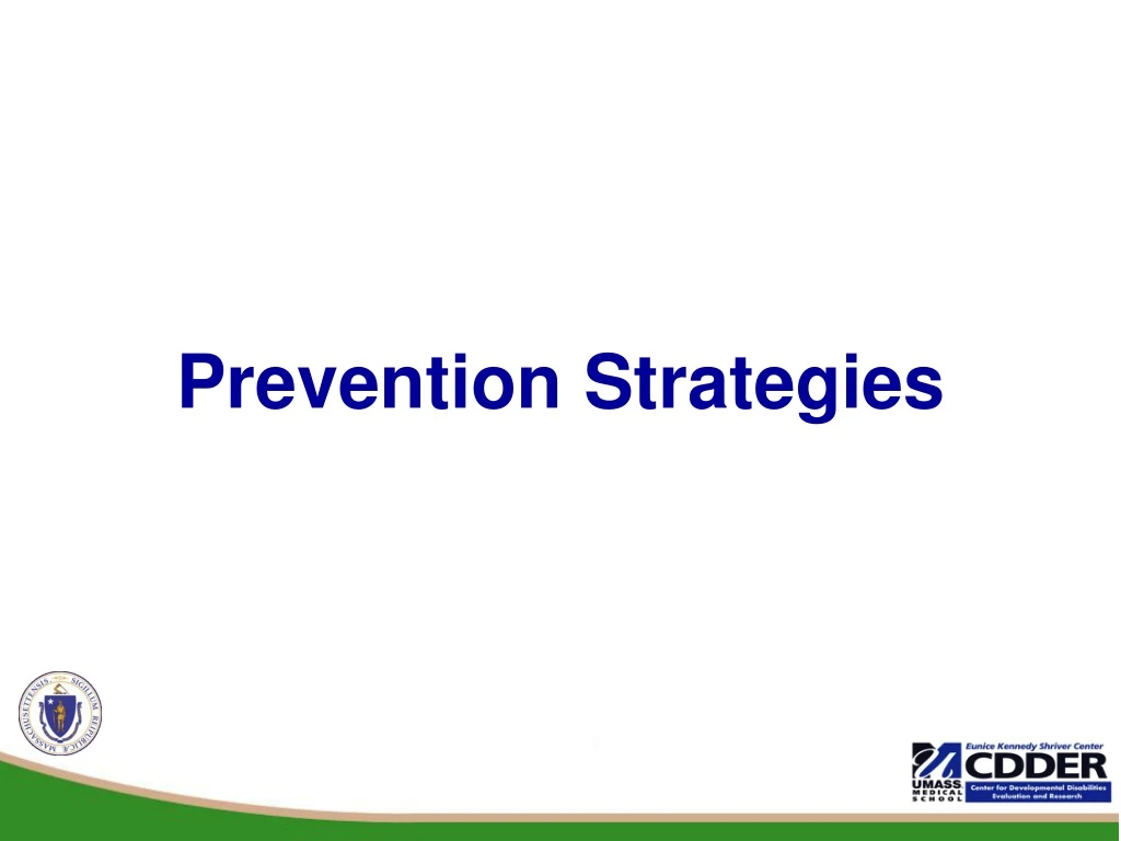 prevention strategies