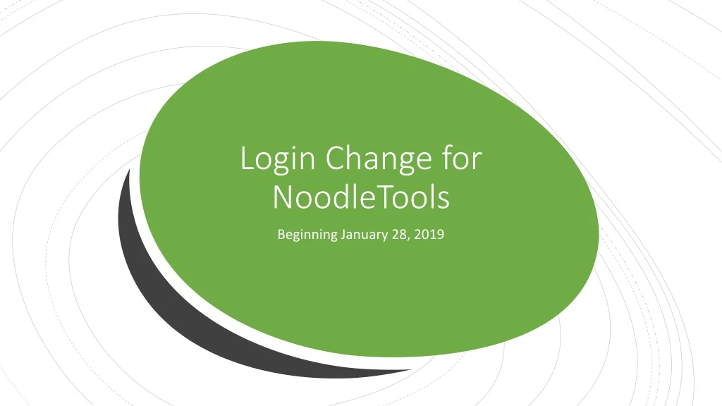 login change for noodletools