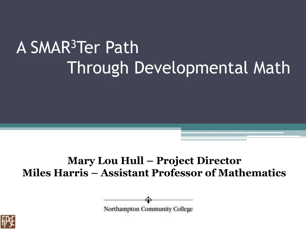 a smar 3 ter path through developmental math