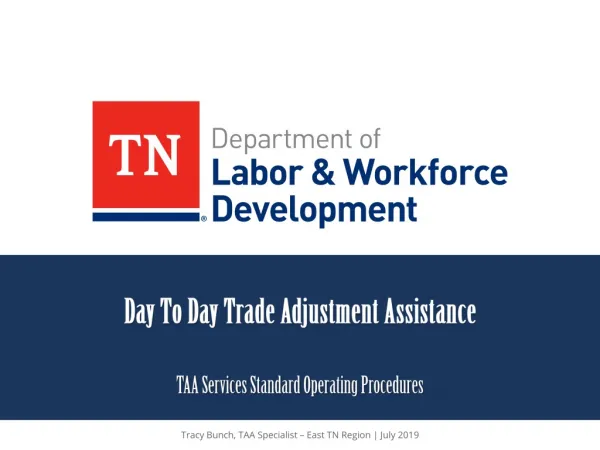 Day To Day Trade Adjustment Assistance