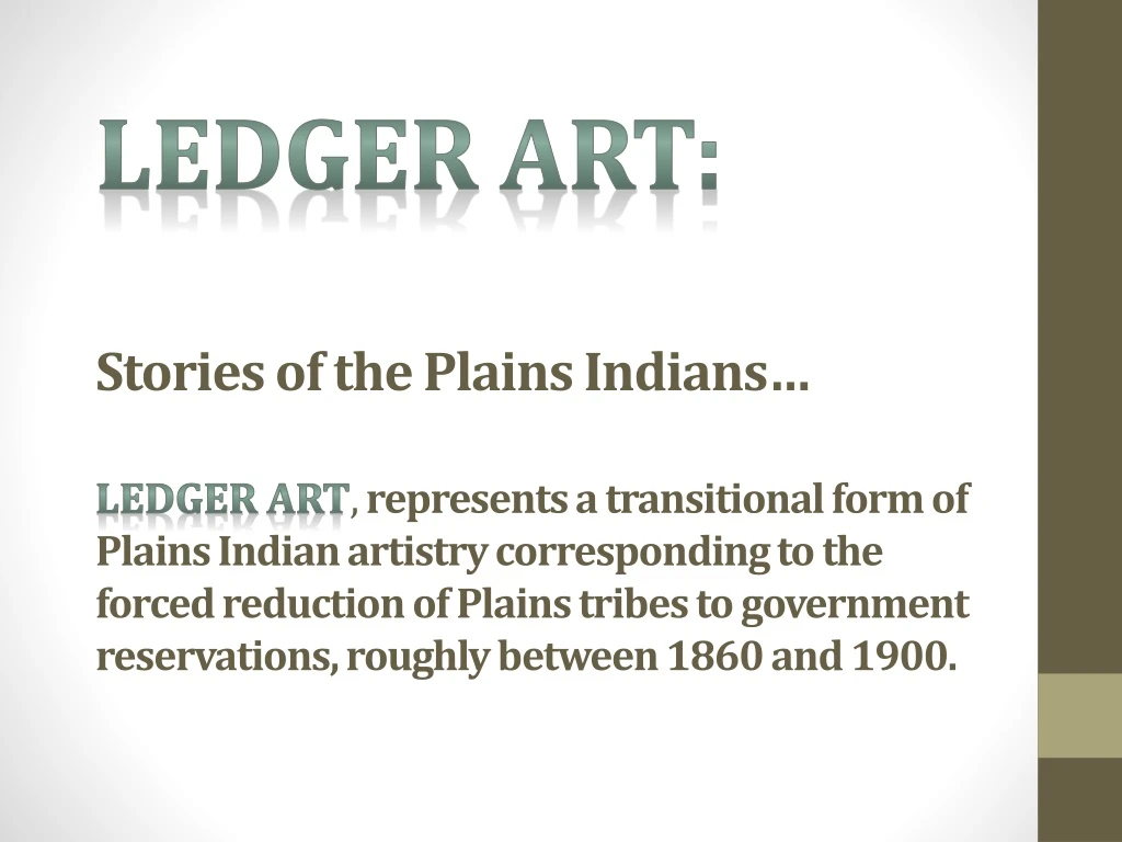 ledger art stories of the plains indians ledger