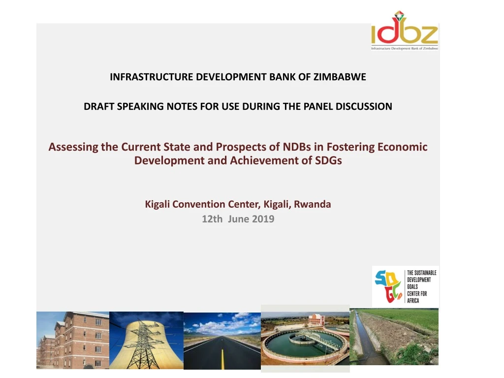 infrastructure development bank of zimbabwe draft