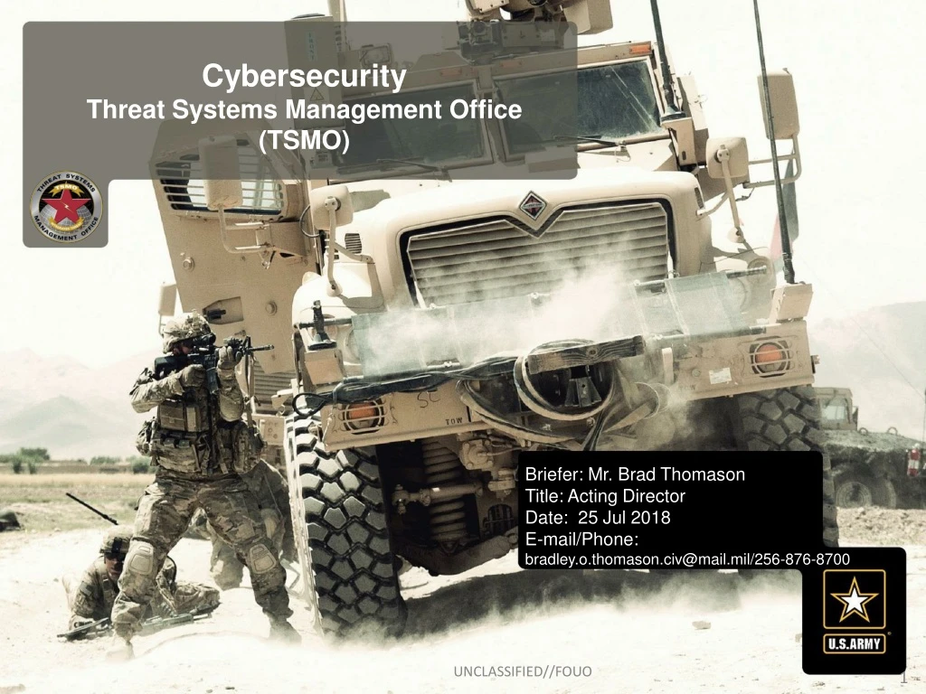 cybersecurity threat systems management office