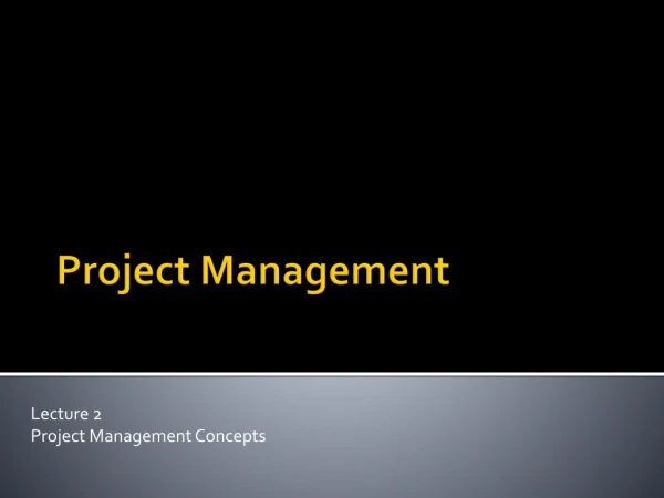 Project Management