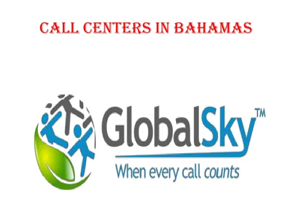 Call Centers in Bahamas