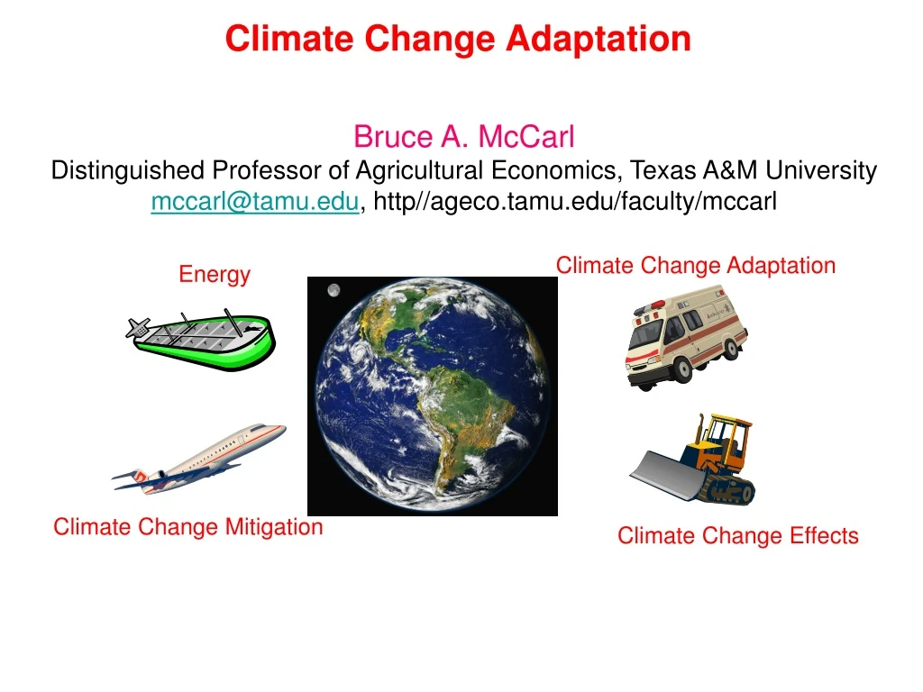 climate change adaptation