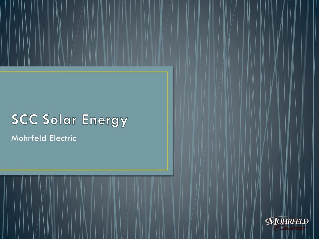 scc solar energy