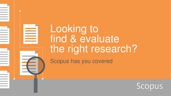 Looking to find &amp; evaluate the right research?