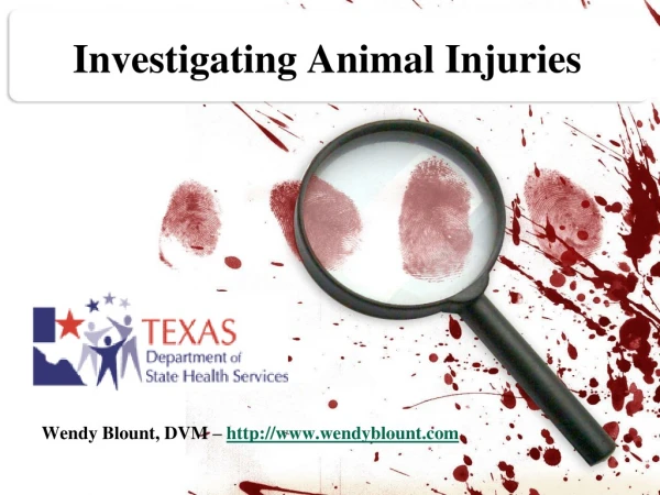 Investigating Animal Injuries
