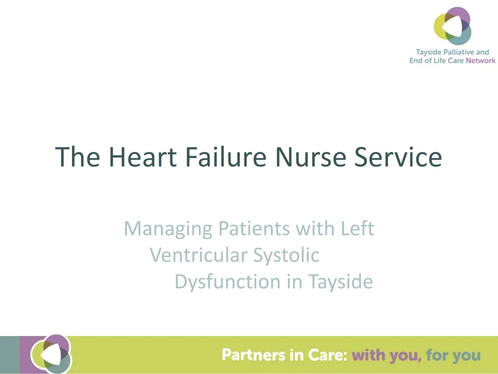 the heart failure nurse service