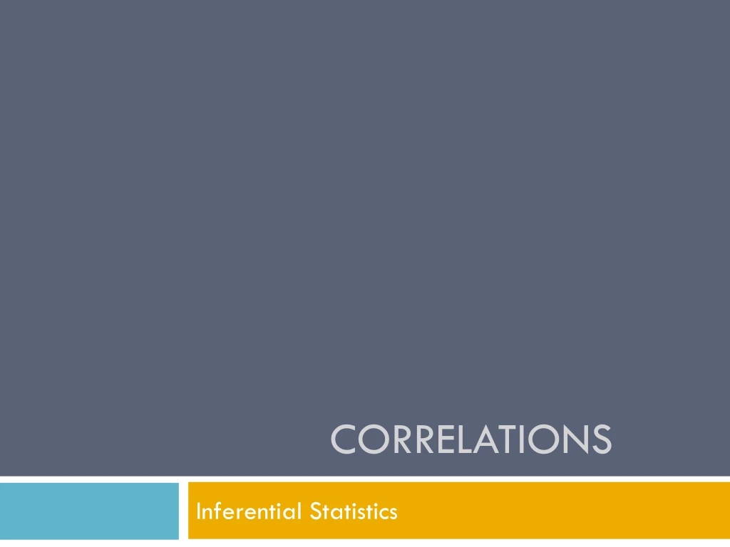 correlations