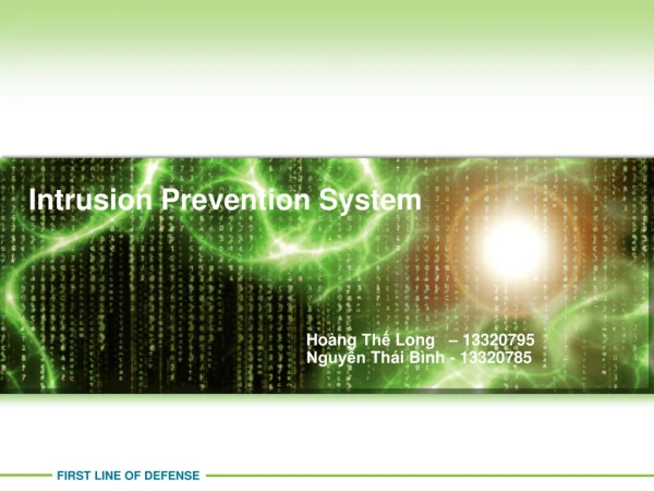 Intrusion Prevention System