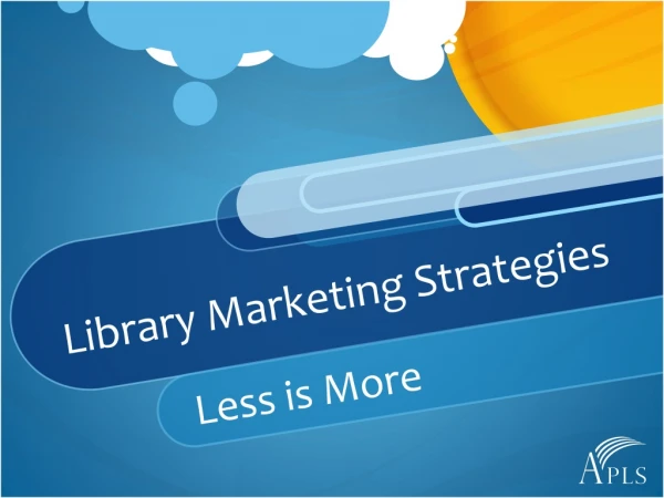 Library Marketing Strategies