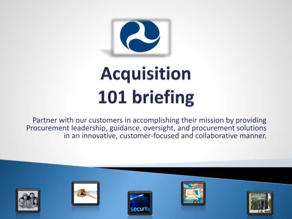 Acquisition 101 briefing