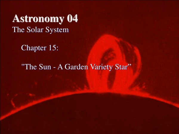 Astronomy 04