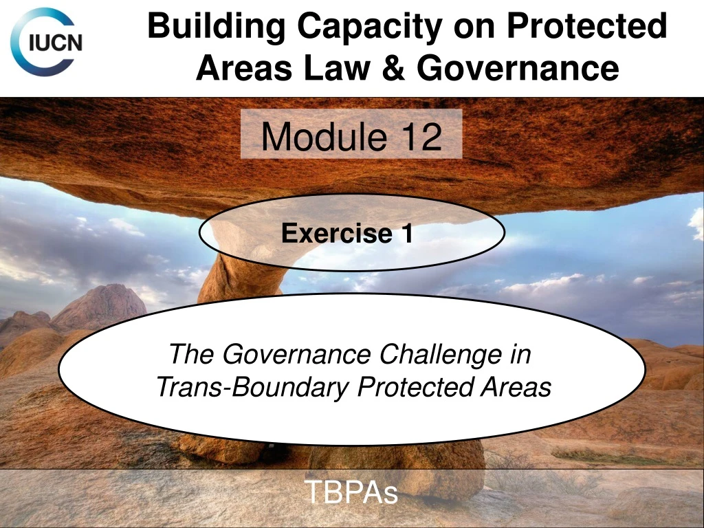 building capacity on protected areas law governance