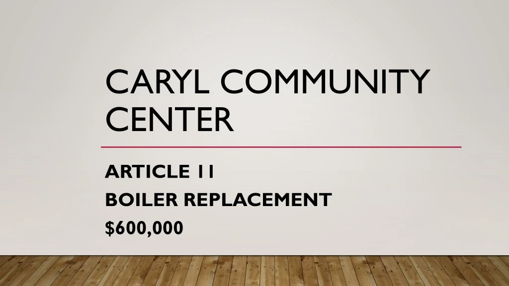 caryl community center