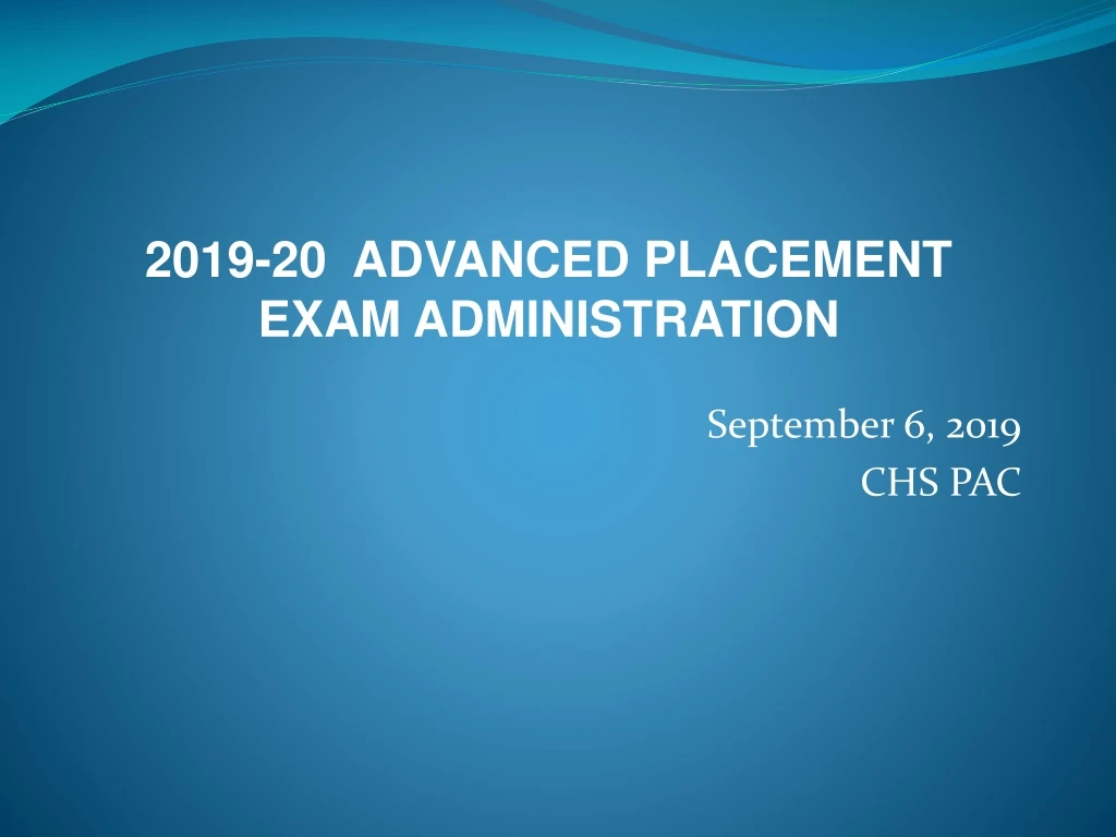 september 6 2019 chs pac