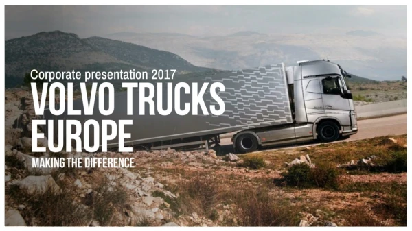 Volvo trucks europe