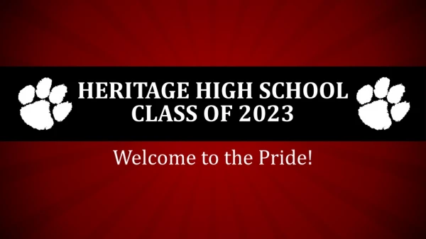 Heritage High School Class of 2023