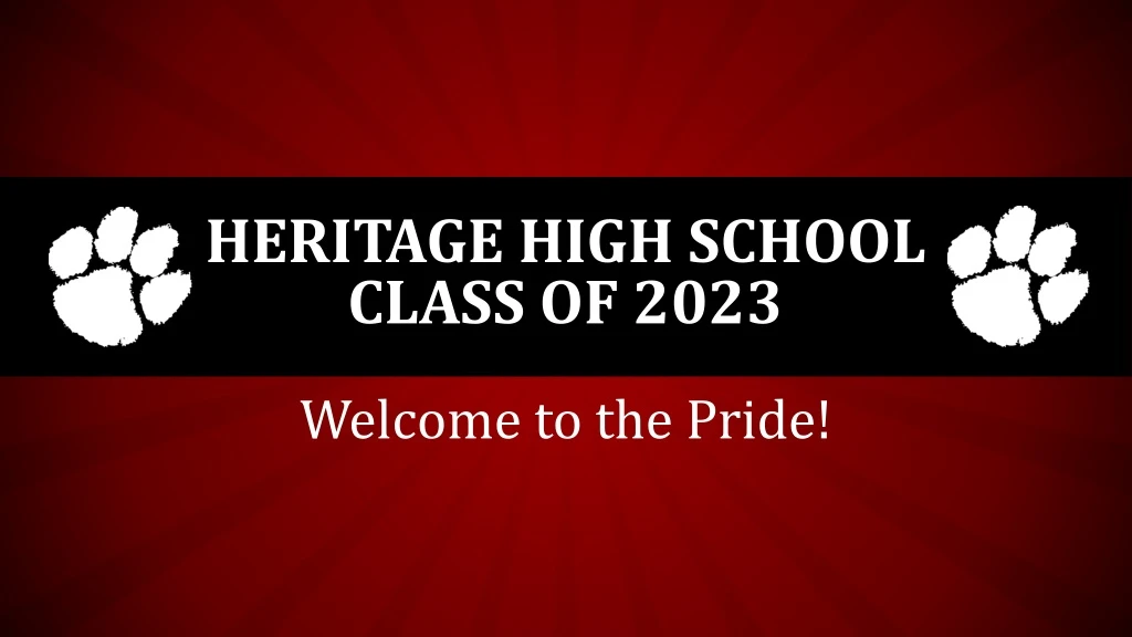 heritage high school class of 2023