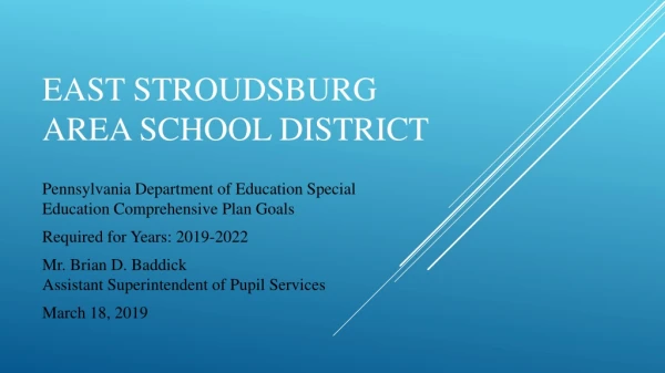 East Stroudsburg Area School District