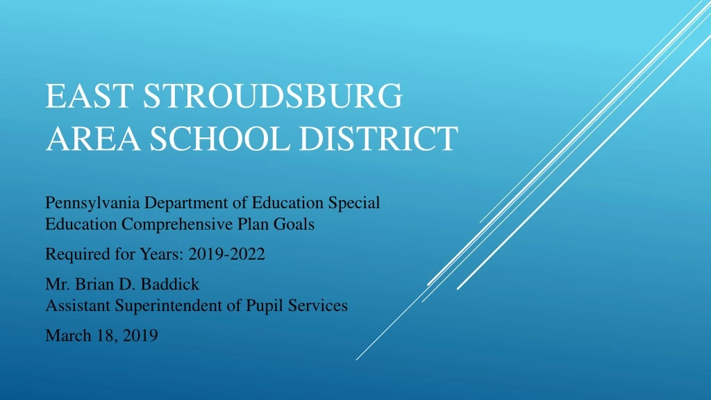 east stroudsburg area school district