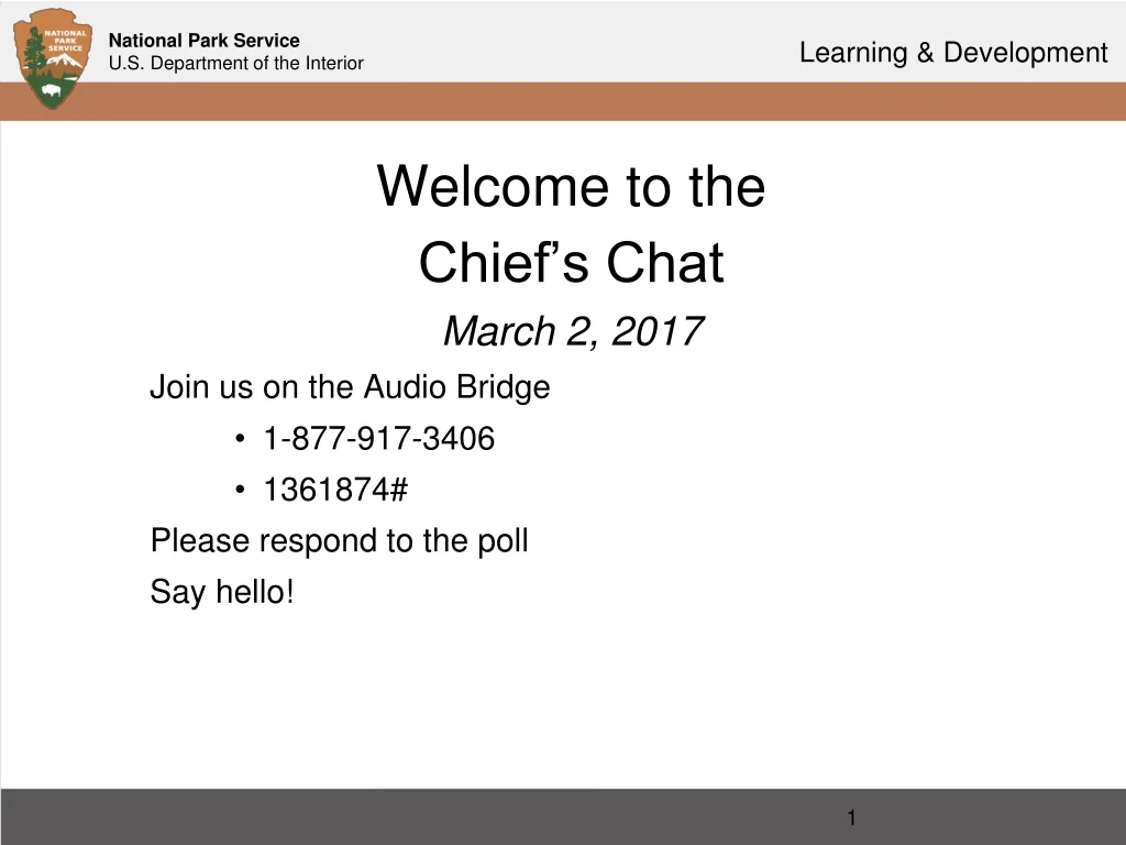 welcome to the chief s chat march 2 2017 join