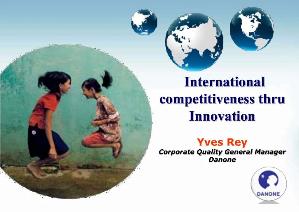 international competitiveness thru innovation