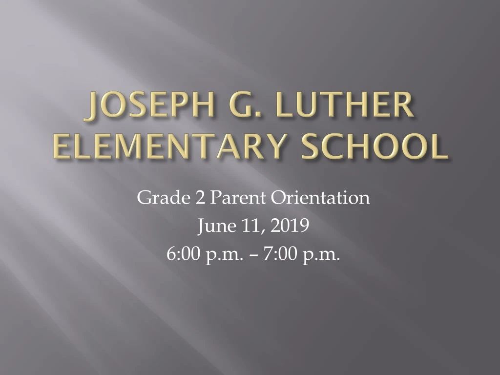 joseph g luther elementary school