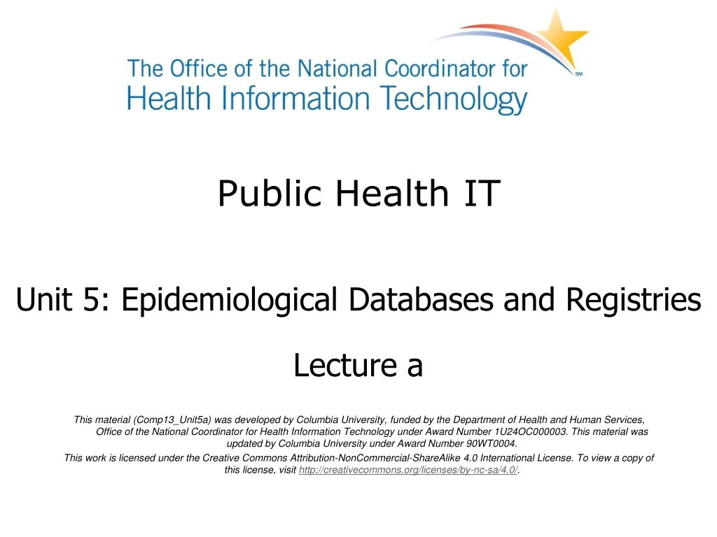public health it