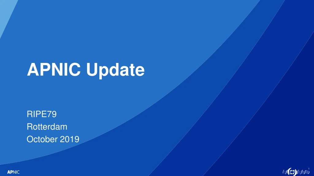 apnic update