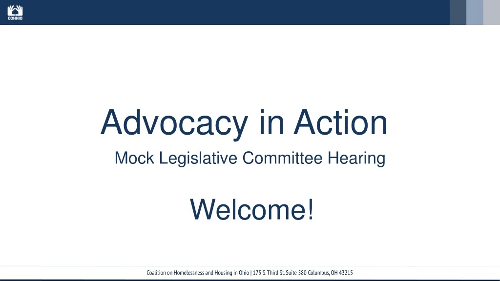 advocacy in action