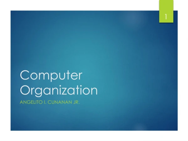 Computer Organization