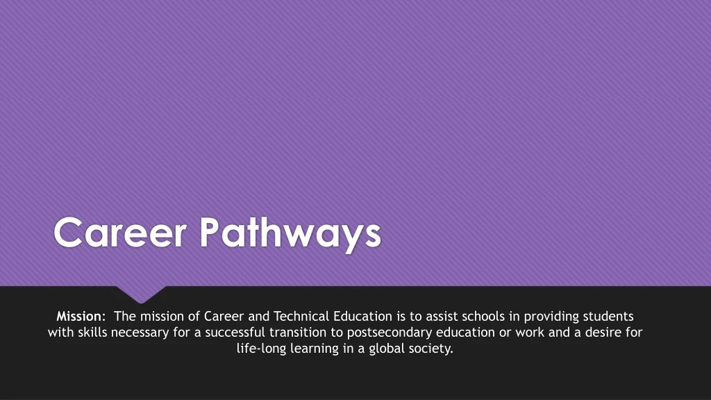 career pathways